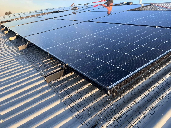 Solar panel cleaning